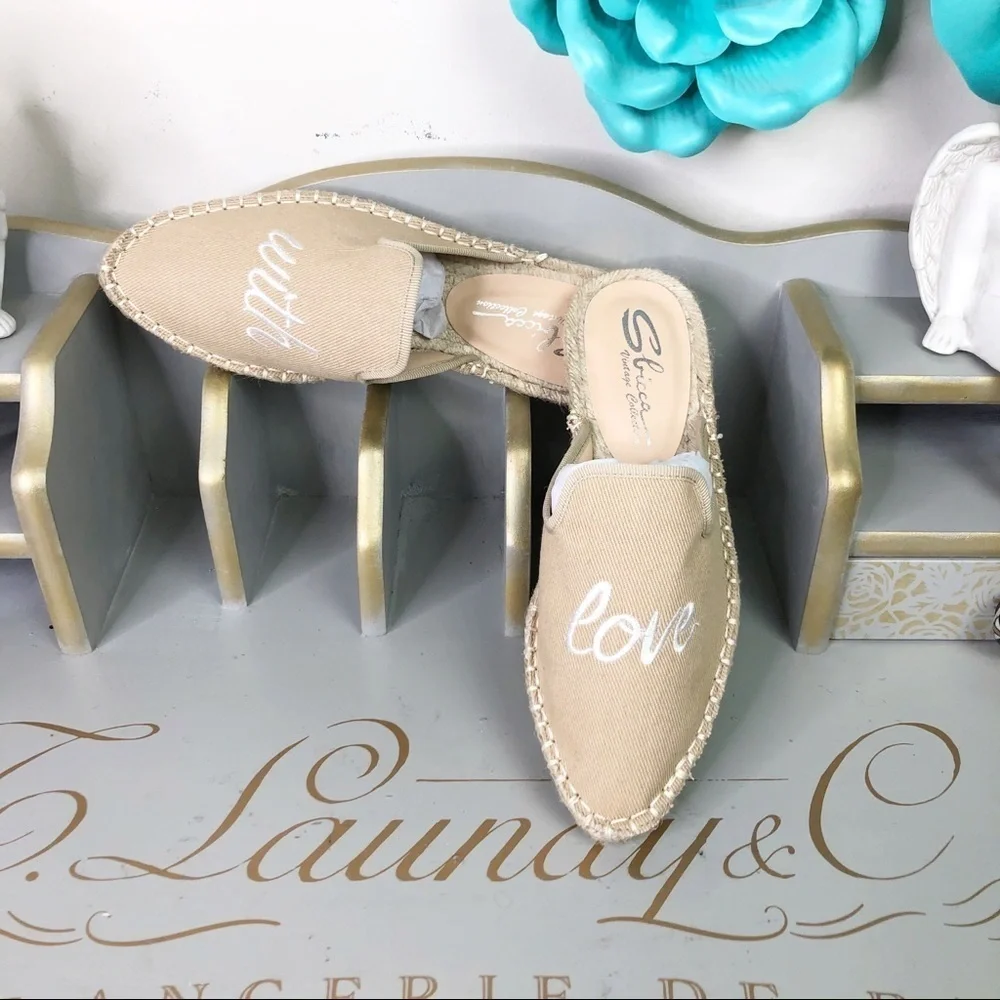 SBICCA vintage collection espadrille mules